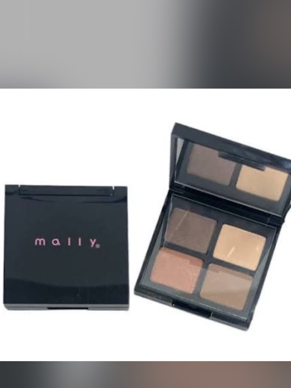 Mally Beauty Neutral Eyeshadow Quad - Cream, Taupe, Light Brown, Deep Brown